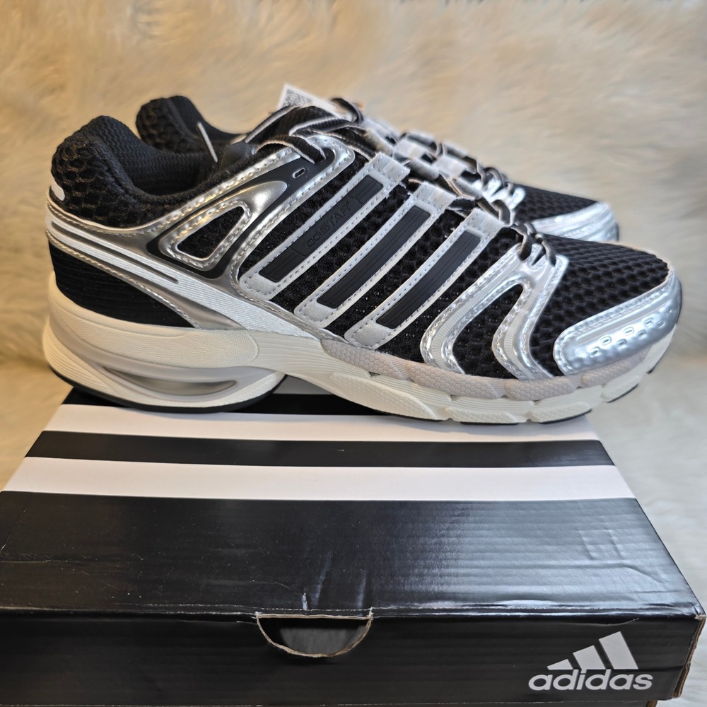 adidas Adistar Control 5 Men's 9 Women's 10 Black Silver KI6120 New